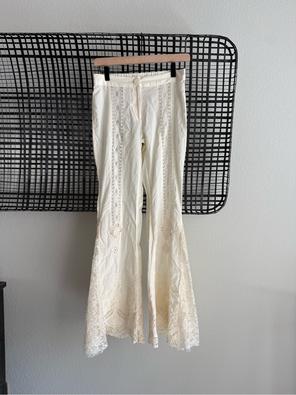 Free people Aliyah Lace Flare Pants - Picture 2 of 8